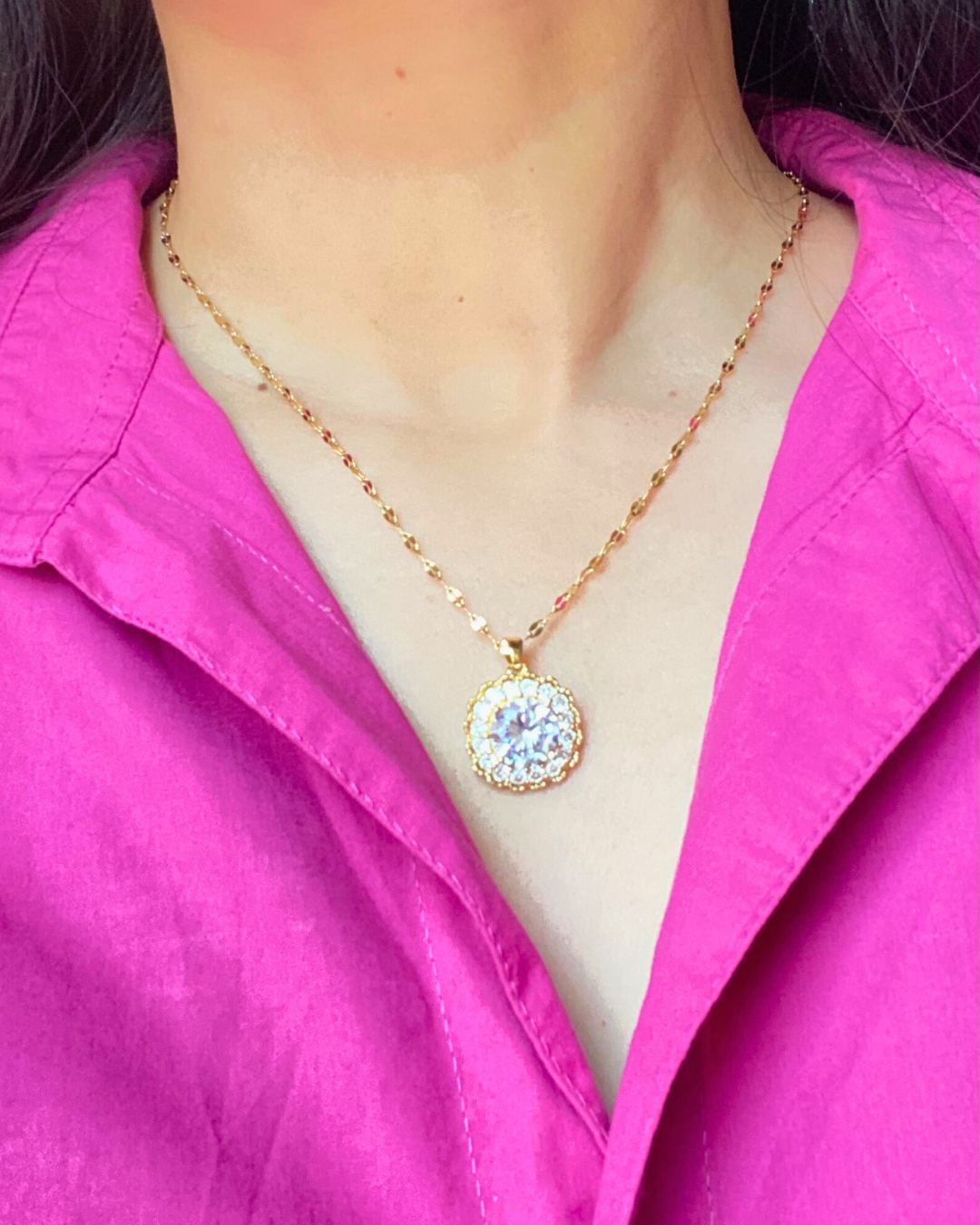 18K Gold Plated 316 Stainless Steel Elegant Geometric Jewelry Set for all Occasions
