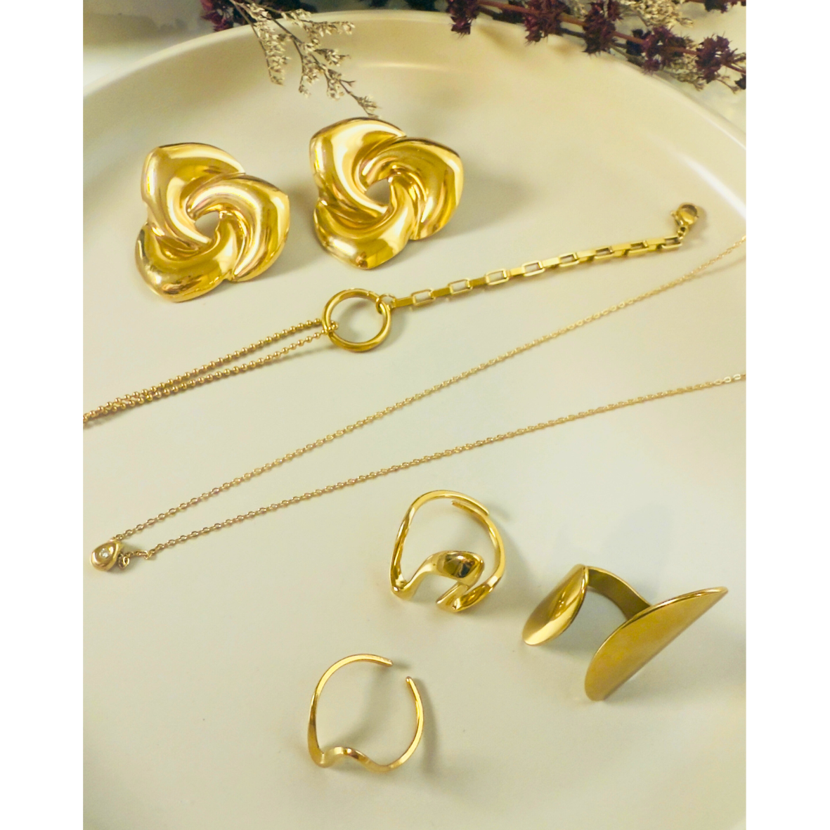 Everyday Glam Set β Style It Your Way | Waterproof 18k Gold Plated | ZARELLA