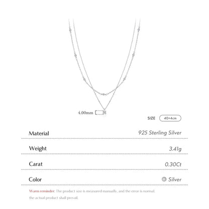 0.3ct Moissanite 925 Sterling Silver Round Cut Necklace ;Rhodium Plated, GRA Certified