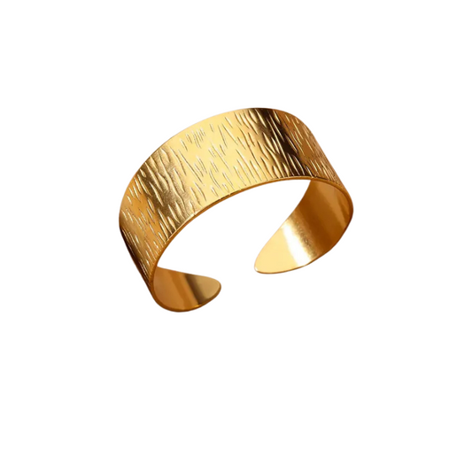 "Retro Classic Geometric Bangle – Timeless Unisex 304 Stainless Steel Bracelet, Minimalist Vintage Jewelry"