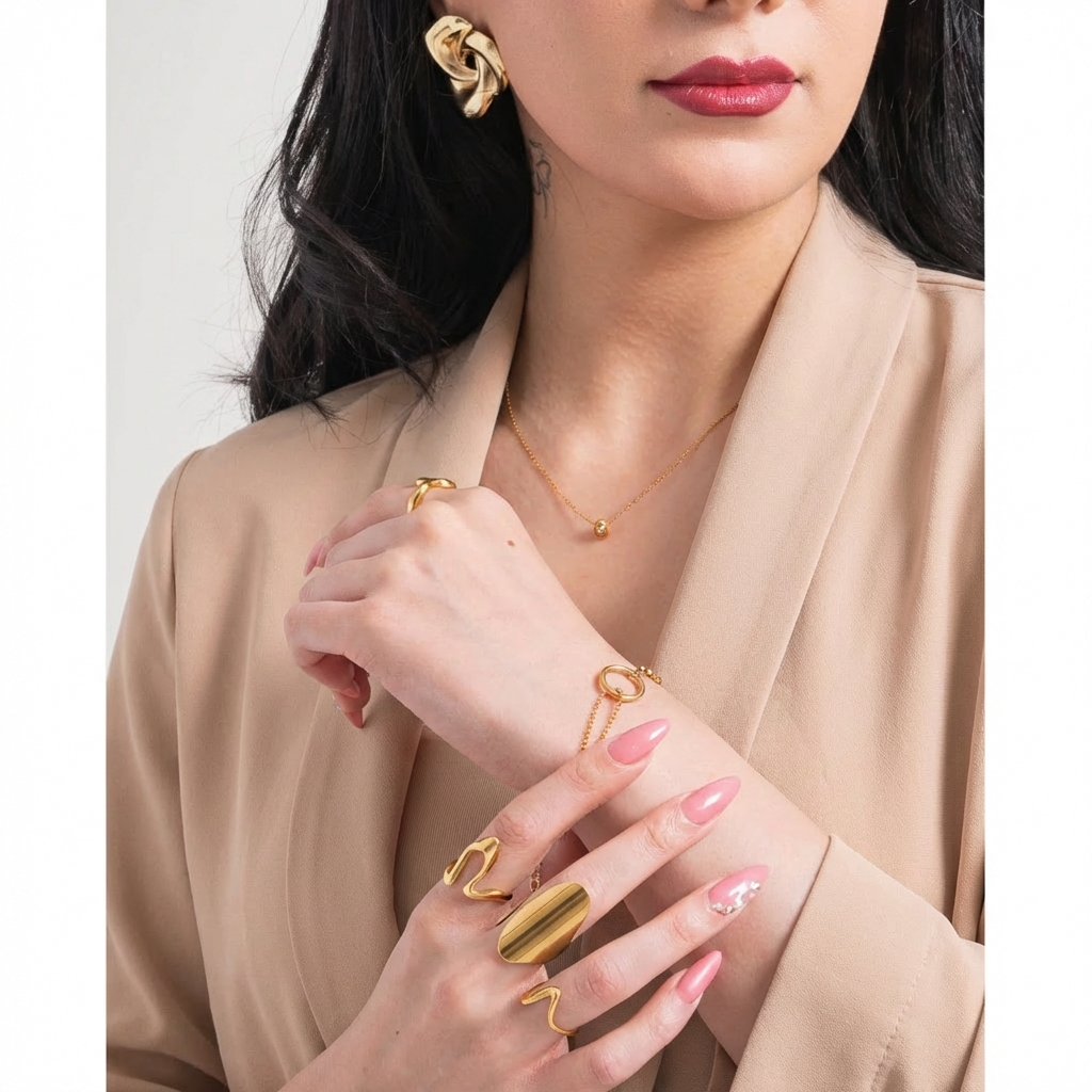 Everyday Glam Set – Style It Your Way | Waterproof 18k Gold Plated | ZARELLA