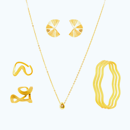 The Versatile Edit Set – Style It Your Way Collection, 18K Gold Plated Stainless Steel
